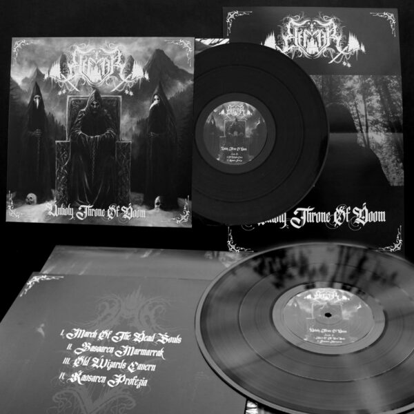 «UNHOLY THRONE OF DOOM» BLACK LP + A3 POSTER